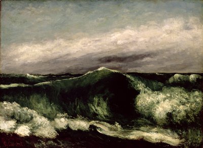 Die Welle, 1869 von Gustave Courbet